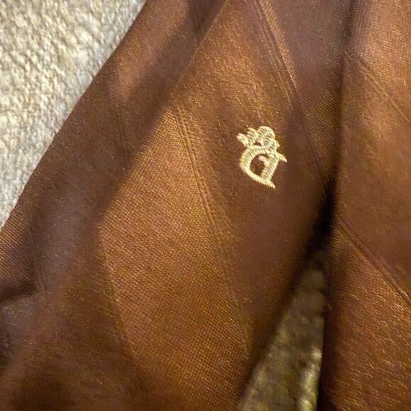 J. Garcia and Christian Dior Beige and Black Patterned Tie and brown tie - Picture 5 of 7